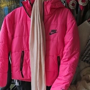 Nike Pink Puffer Jacket